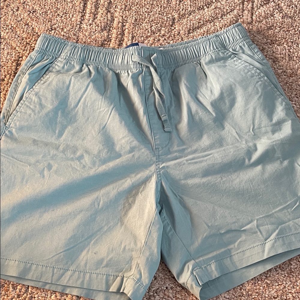 Old Navy Men's Light Blue/Gray Athletic Jogger Shorts